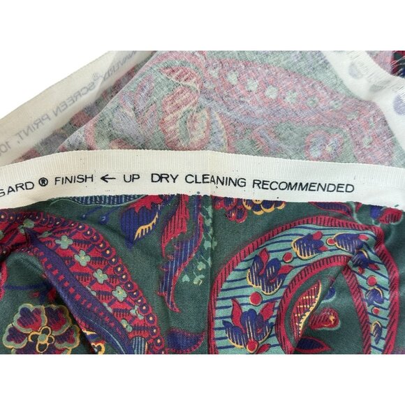 Waverly‎ Firestone Classics Henry Ford Museum Paisley Chintz Fabric 4 7/8 yds - Picture 12 of 15